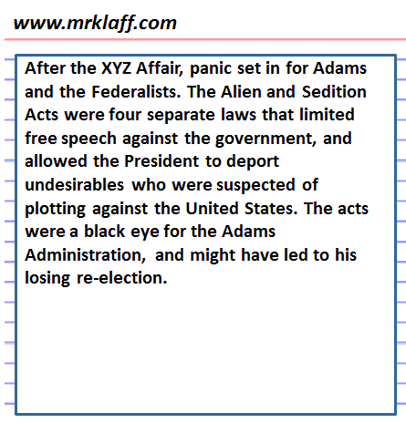 Alien And Sedition Acts Apush Flashcards